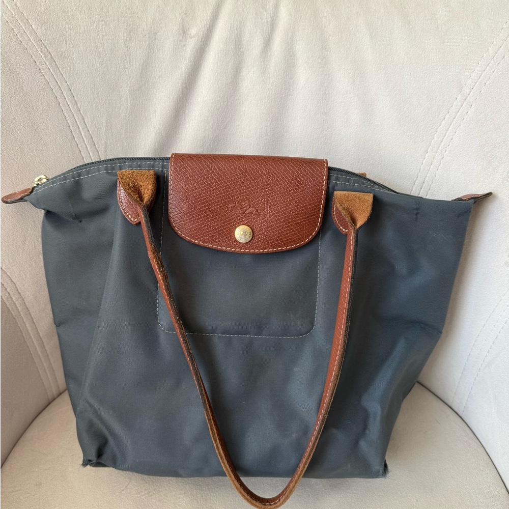 Longchamp Blue/Gray Purse